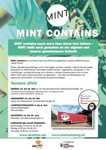 Informationen zum mobilen MINT-Container